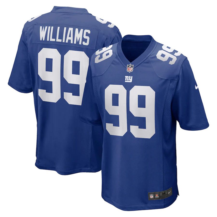 Men New York Giants 99 Leonard Williams Nike Royal Game NFL Jersey